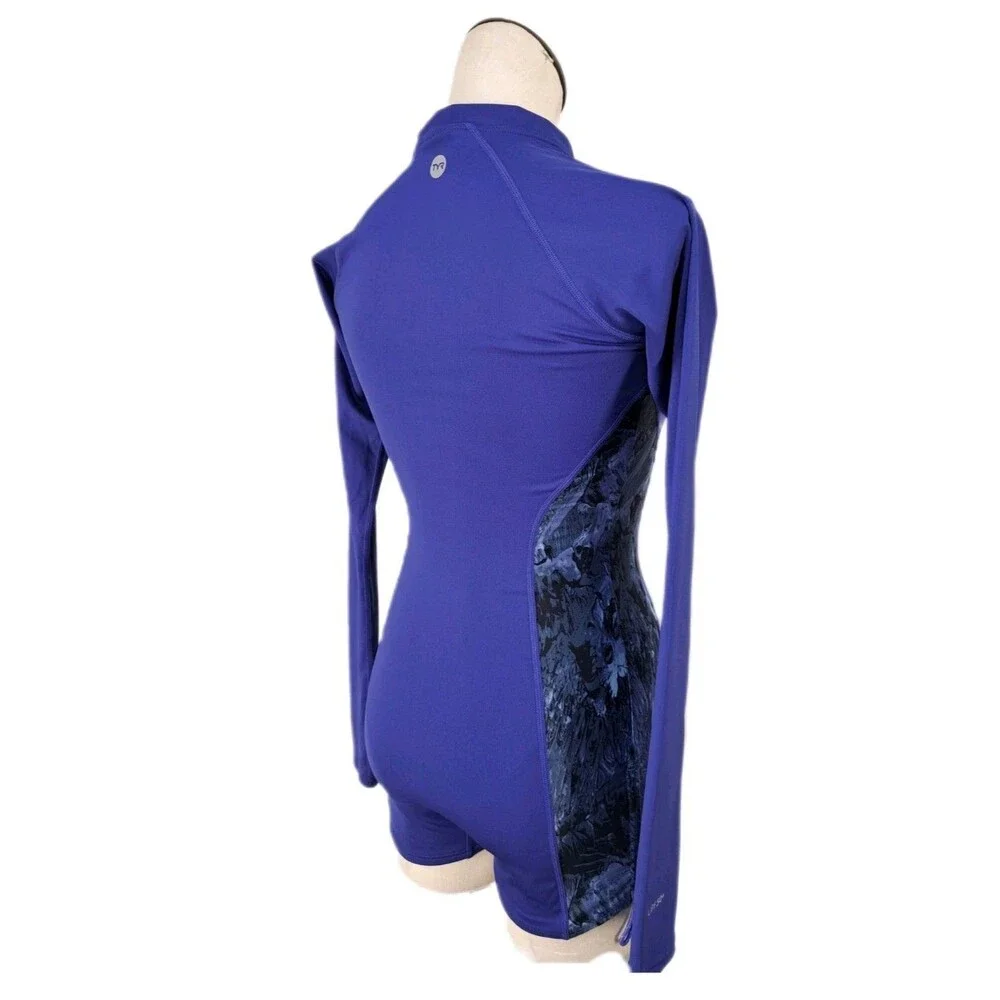 TYR Fiona 1-piece Aquatic Jumpsuit Swimsuit MJSOL7A Boyshorts SAMPLE Women's S/M